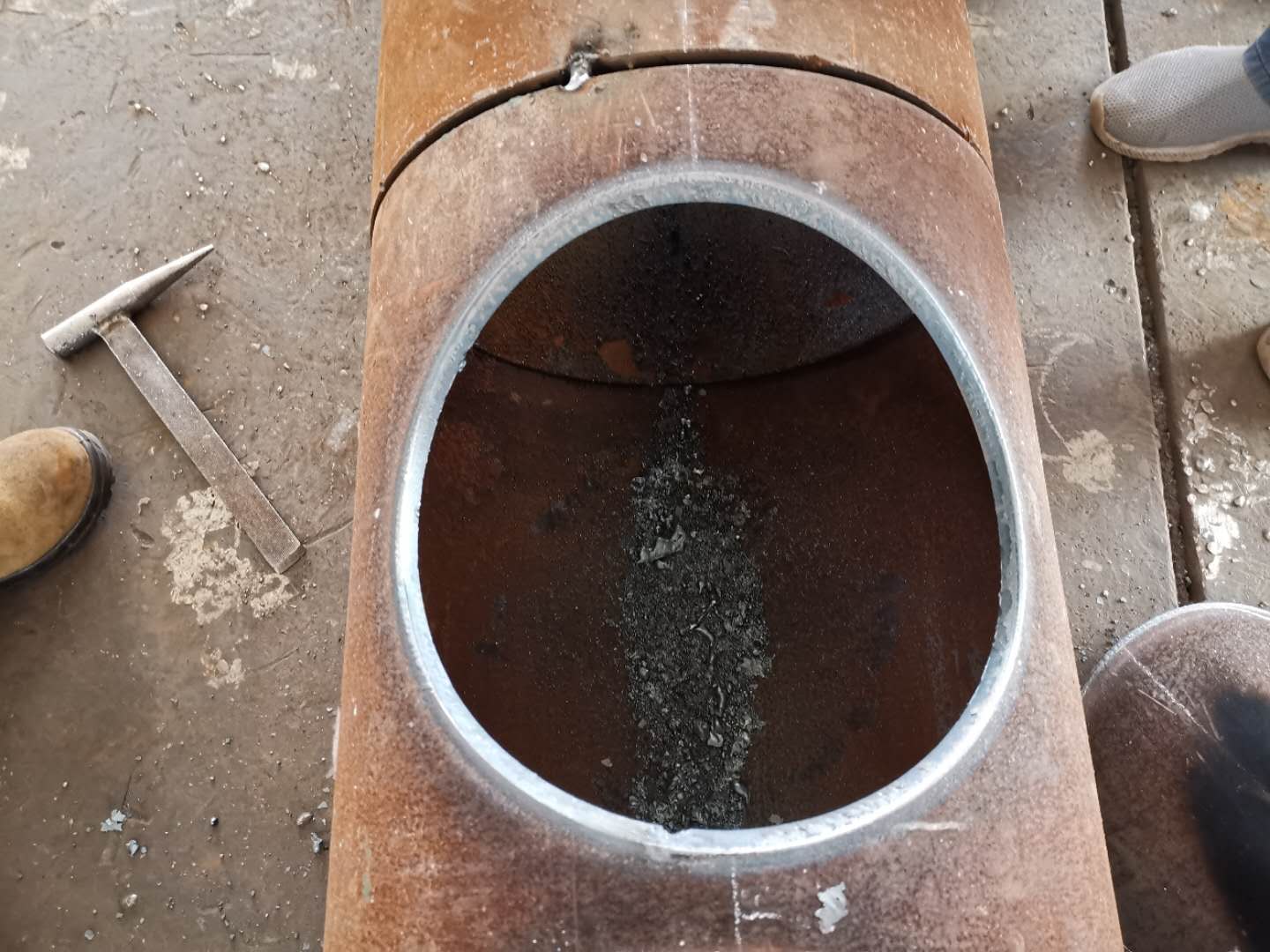钢管开孔